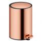 Damixa Zen toiletspand m/pedal og SoftClose 3l - Brstet kobber