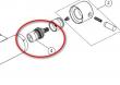 B�rma Spindel til A2 geometry Kold/H�jre