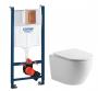 Lavabo Studio RIMless toiletpakke inkl. sde m/soft-close, cisterne og kobber betjening