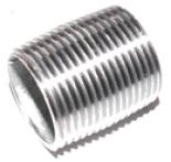 Forkromet nippelrør 1/2