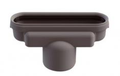 Unidrain udløbshus 50 mm lodret udløb Unidrain udløbshus 50 mm lodret udløb