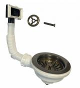 Lavabo universal bundventil til køkkenvask - Massiv bruneret messing Lavabo universal bundventil til køkkenvask - Massiv bruneret messing