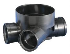 Wavin 160 x 315 mm TP3-brønd, glat, venstre tilløb