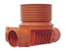 Uponor 160 x 315 mm TP4-brønd, glat, højre tilløb