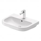Duravit D-code 60 håndvask t/væg - 1 hanehul