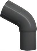 Plastmos Bøjning grafit (60 grader) 75 mm.