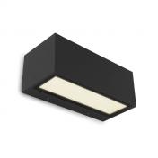 Lutec Architectural Gemini udendrslampe til vg 22 x 8,5 cm - Mat sort