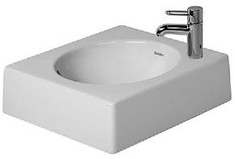 Duravit Architec håndvask m/slebet underkant hanehul t/venstre