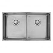 Intra Baltic 745 dobbelt kkkenvask i rustfrit stl