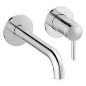 Damixa Iris hndvaskarmatur til indbygning m/Koldstart - 180 mm - Krom