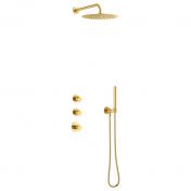 Damixa Iris XS 1 300 brusest til indbygning - Brstet messing