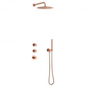 Damixa Iris XS 1 300 brusest til indbygning - Brstet kobber