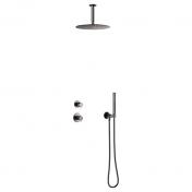 Damixa Iris DS 2 brusesystem til indbygning - Loft - Brstet grafitgr