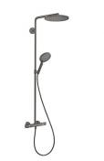 hansgrohe Raindance Select S 240 PowderRain brusesystem - Brstet sort krom