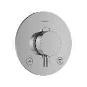 hansgrohe Ecostat Comfort S termostatarmatur til indbygning m/afsprring - 2 udtag - Krom