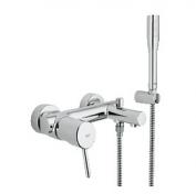 Grohe Concetto brusearmatur til kar inkl. hndbruser
