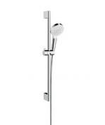 hansgrohe Crometta ECO bruserst 1jet - Hvid/krom