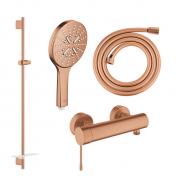 Grohe Rainshower SmartActive komplet brusesystem - 900 mm - Brstet warm sunset