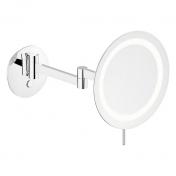 Damixa Zen make-up spejl m/lys og 5x forstrrelse - Krom