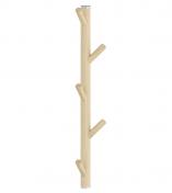 Beslagsboden lodret knagerkke m/5 knager - Tr/matgr