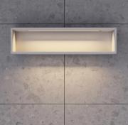 Dansani Lys indvendig vandret og underlight m/lysstyring bent skab B120 cm