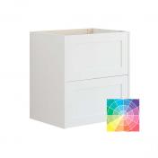 Dansani Luna Classic 60 vaskeskab m/skuffer og rammefront - Valgfri farve