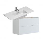 Dansani Luna Urban 80 møbel sæt m/Mini minore vask og skuffer - Hvid mat