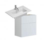 Dansani Luna Urban 60 mini møbelsæt m/Mini minore vask og skuffer - Høj - Hvid mat