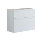 Dansani Luna Mini vaskeskab 80*64 m/skuffer - Hvid mat lak