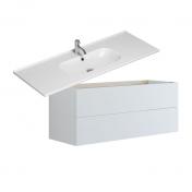 Dansani Luna Urban 120 møbelsæt m/Kantate vask og skuffer - Hvid mat