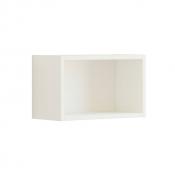 Dansani Luna åben hylde 40 x 19 cm - Hvid mat