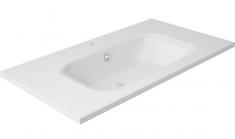 Strømberg Trento 81 møbelvask - 1 hanehul - Mat hvid Strømberg Trento 81 møbelvask - 1 hanehul - Mat hvid