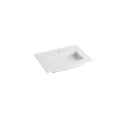 Strømberg Reno 61 møbelvask i Solid Surface - Mat hvid - 1 hanehul