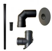 Røgrør ø80mm - Pakke 3 Røgrør ø80mm - Pakke 3