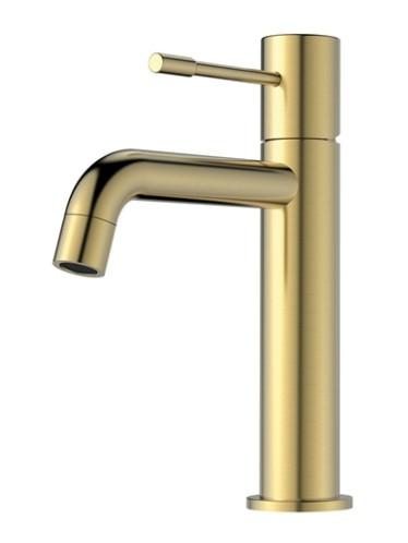 Hafa Fine håndvaskarmatur - Børstet messing Hafa Fine håndvaskarmatur - Børstet messing