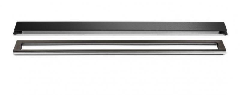 Unidrain afløb 1000 mm/10 mm ramme - Børstet sort Unidrain afløb 1000 mm/10 mm ramme - Børstet sort