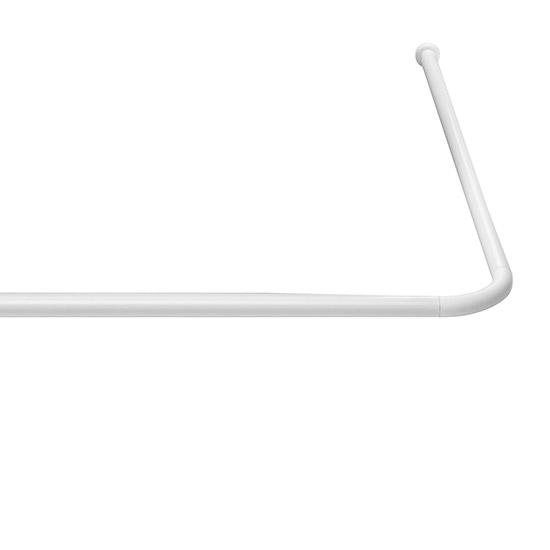 Ridder Eco universal badeforhængsstang - Hvid