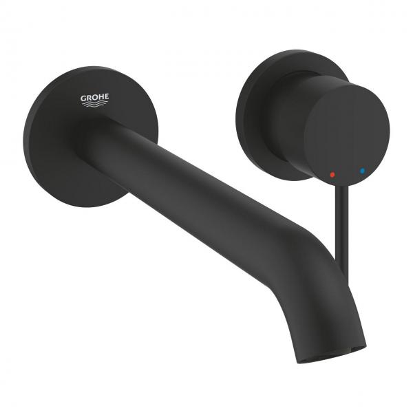 Grohe Essence New L armatur til indbygning i v&aelig;g - Mat sort