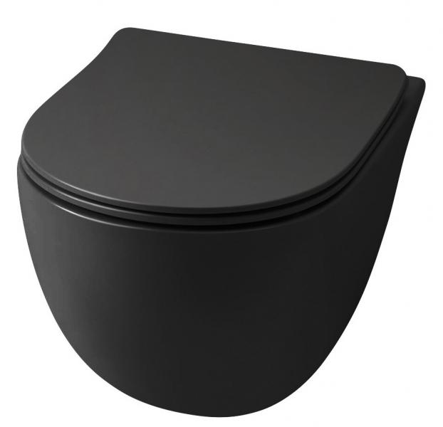 Lavabo File 2.0 Rimless hængeskål - Mat sort Lavabo File 2.0 Rimless hængeskål - Mat sort