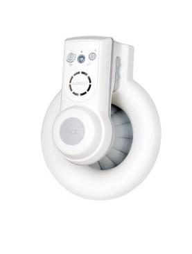 Pax Passad 31 Ventilator med fugtstyring (hygrostat) & bevægelsessensor Ø100 mm, Hvid