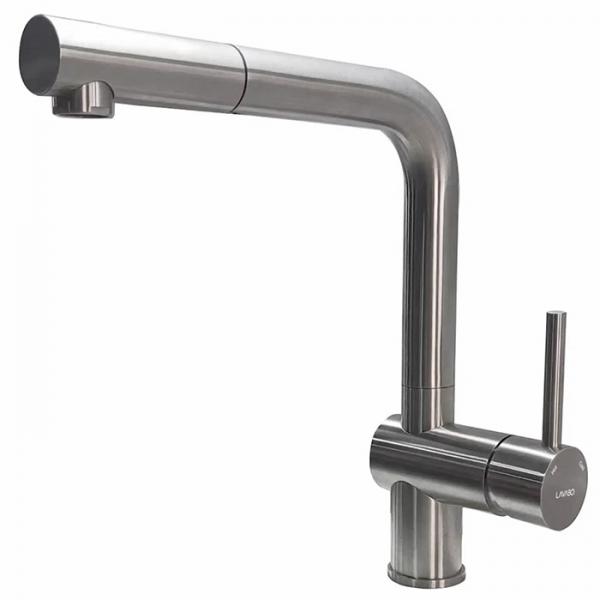 Lavabo Kubus 385 RS køkkenarmatur m/udtræk - Rustfrit stål