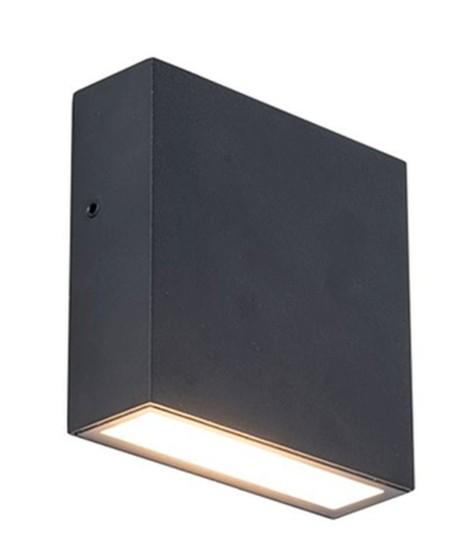 Lutec Gemini XF udendørs væglampe - Mat sort Lutec Gemini XF udendørs væglampe - Mat sort