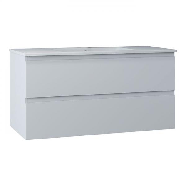 Nortiq Brazil 100 One-box m&oslash;bels&aelig;t m/skuffer - Flatpack - Mat hvid