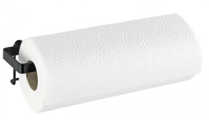 Wenko Gala køkkenrulleholder t/væg - Sort Wenko Gala køkkenrulleholder t/væg - Sort