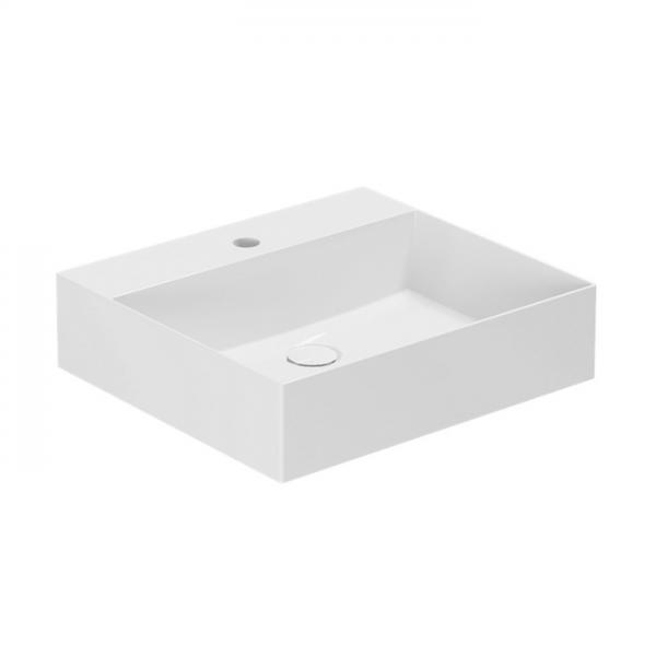 Lavabo Elegance SQ 50 h&aring;ndvask t/v&aelig;g eller m&oslash;bel - Uden overl&oslash;b