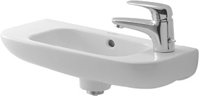 Duravit D-Code 50 håndvask t/væg - Højre Duravit D-Code 50 håndvask t/væg - Højre