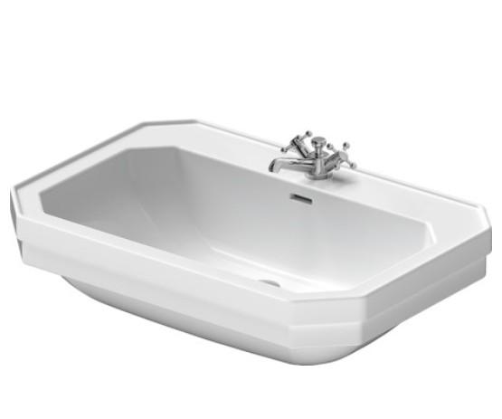 Duravit 1930 80 håndvask t/væg - 1/3 hanehuller Duravit 1930 80 håndvask t/væg - 1/3 hanehuller
