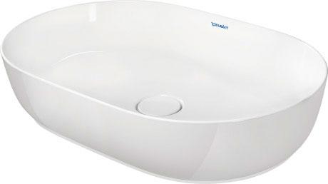 Duravit Luv 60 fritstående bowlevask - Uden hanehul - Wondergliss