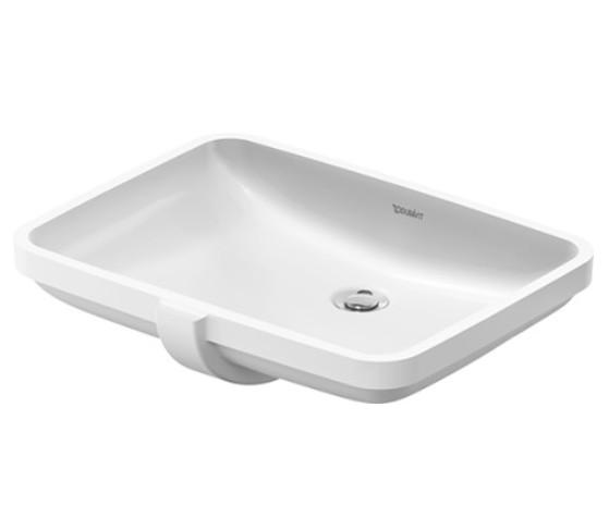 Duravit No.1 58 håndvask t/underlimning - Uden hanehul Duravit No.1 58 håndvask t/underlimning - Uden hanehul