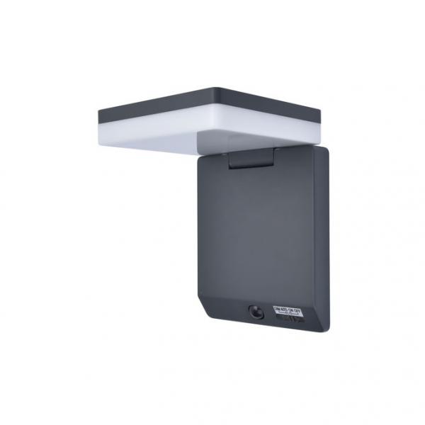 Lutec Moze Solar udendørslampe m/solceller - Sort Lutec Moze Solar udendørslampe m/solceller - Sort